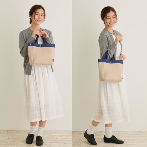 Rootote 1144 Mini Tote Bag, Sub Bag, Lunch Bag, SN Square, Refle-A (03 Sage)