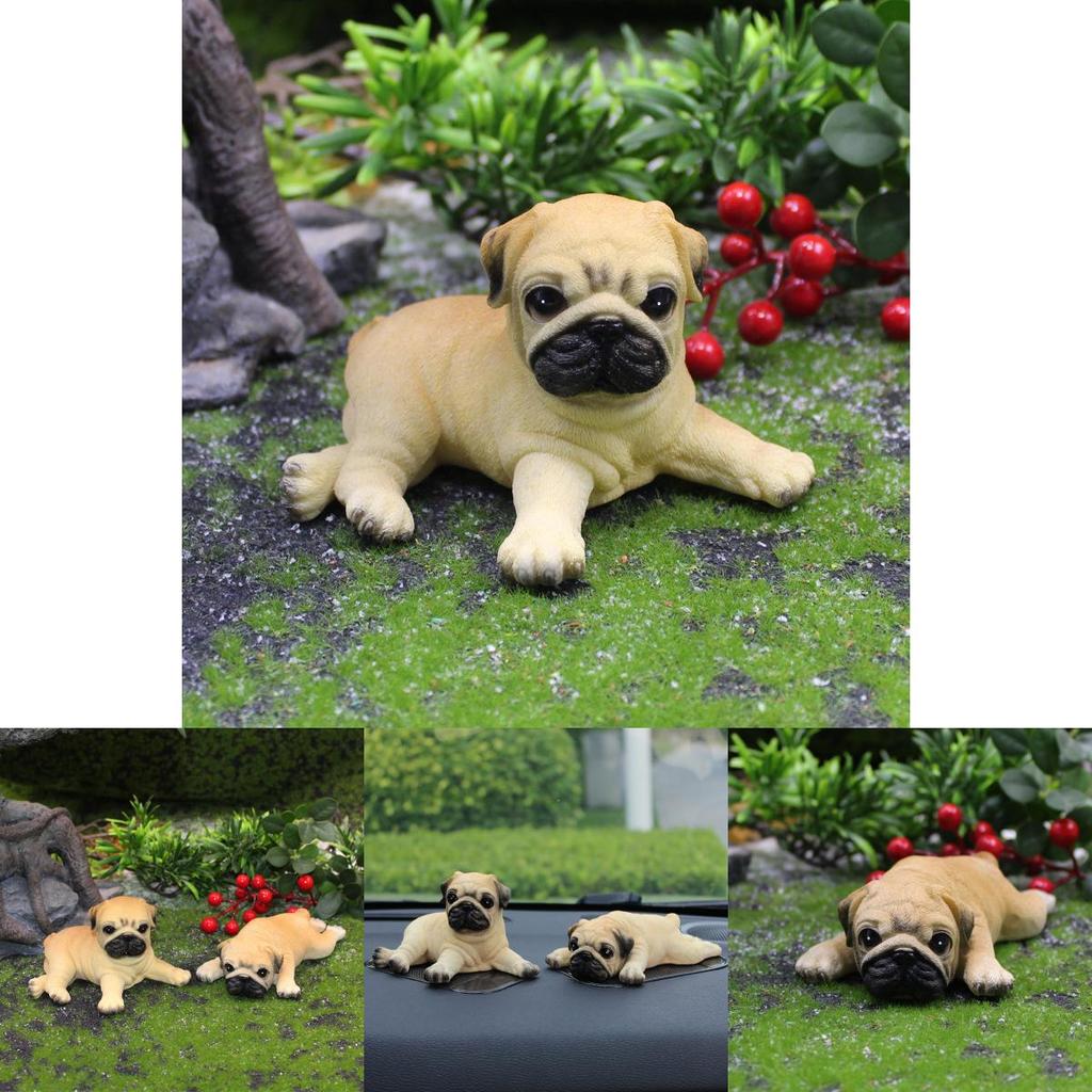 Pug Resin Animal Craft Small Dog Decor For Party And Holiday Gift Ideas