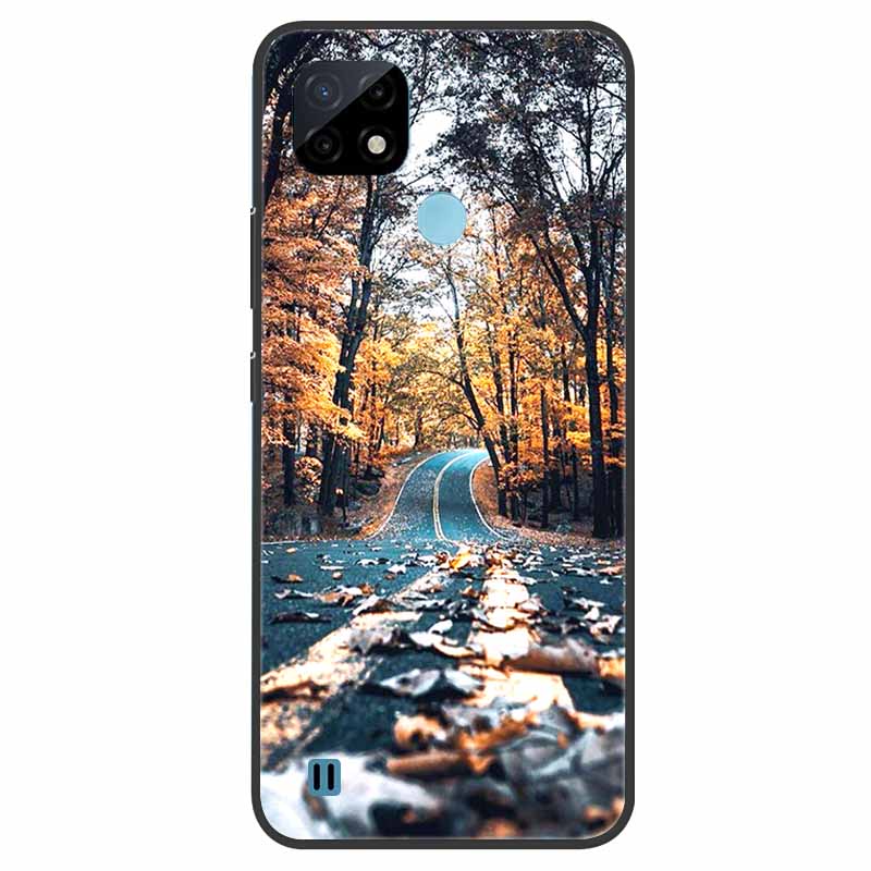 Pro Realme C21 Pouzdro Nárazuvzdorné Měkký silikon TPU Zadní kryt Pro Realme C31 C21Y C25S C25 Pouzdra na telefony Realme C21 C31 Roztomilý kreslený