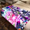 1PC Majin Buu  Print Flannel Blanket, High quality All Seasons, Home Decor, Warmth and Comfort, Perfect for Christmas Gifts