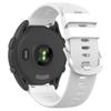 For Garmin Forerunner 265 Silicone Watch Band 22mm Cross Stripe Soft Sport Replacement Watch Strap