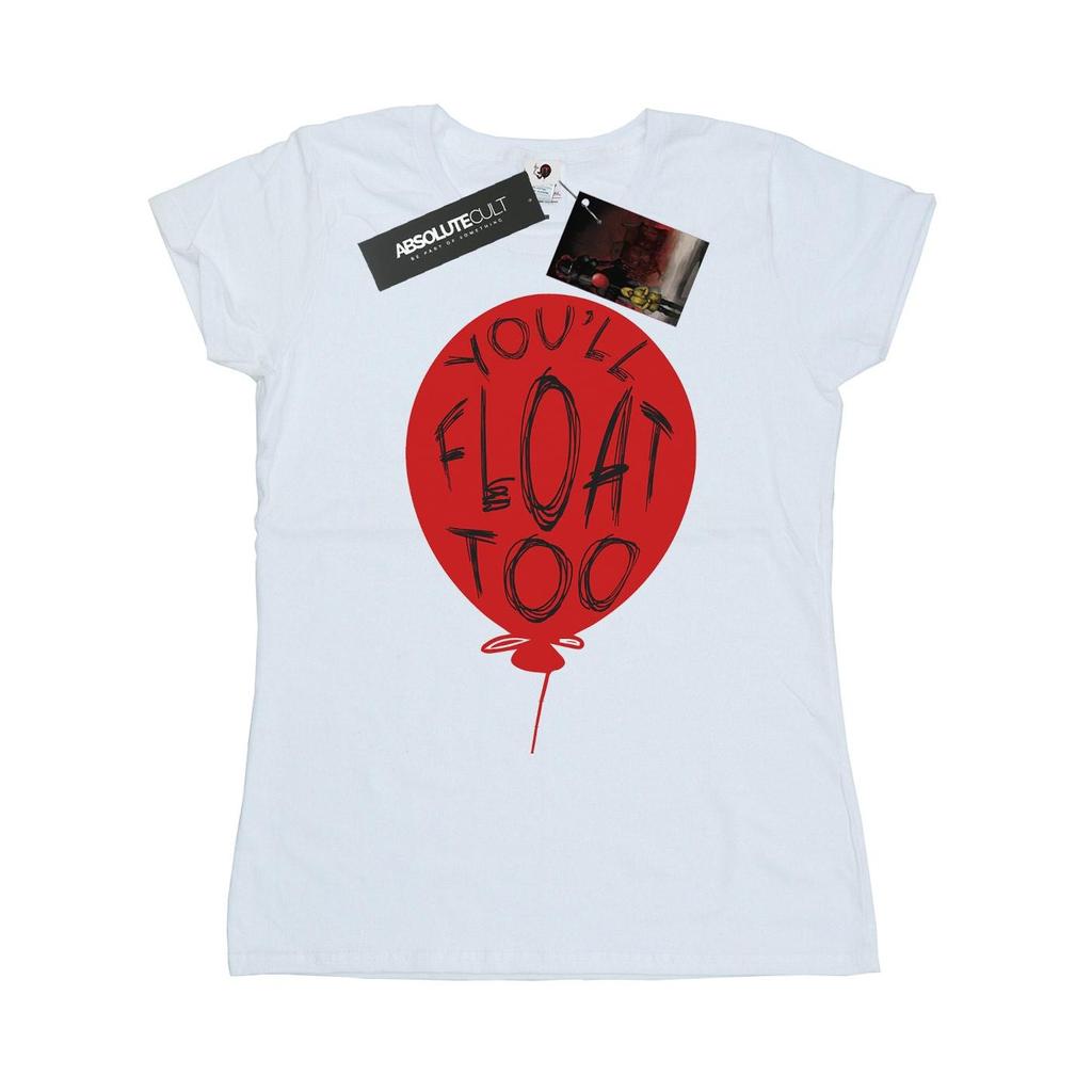 It Womens/Ladies Pennywise You´ll Float Too Cotton T-Shirt