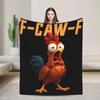 Halloween Gamer Pumpkin Crow Raven Bird Plush Flannel Blanket for Kids Soft Warm Bedspread Throw for Home Gift