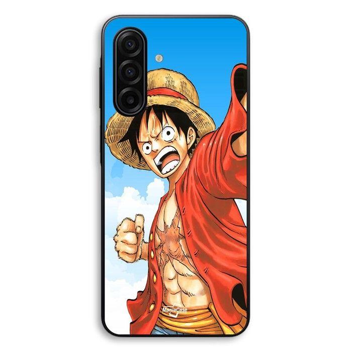Coque de téléphone - MANIACASE - Samsung Galaxy A17 - Souple - Silicone TPU - Monkey D Luffy schwarz