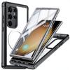 Per Samsung Galaxy S25 Ultra Plus S23 Protezione Magnetica Completa a 360 Gradi Custodia Impermeabile per Esterno con Ricarica Wireless per Galaxy S24 Ultra