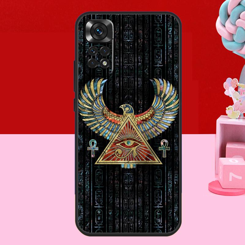 Egyptian Eye Of Horus Case For Xiaomi Redmi Note 11 12 13 14 Pro 9 10 Pro 11S 12S Redmi 14C 10C 12C 13C Soft Cover