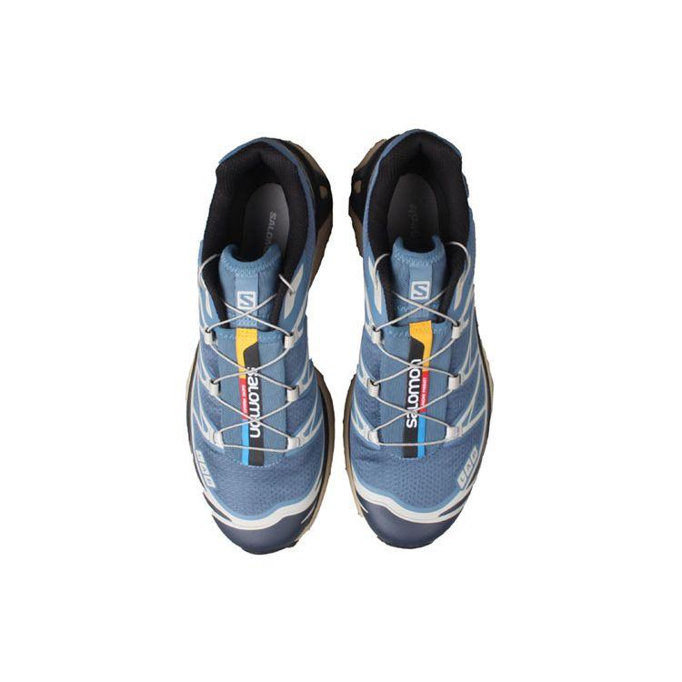 Salomon XT-6 Retro Trend Shock Absorbing Durable Low Top Casual Trail Running Shoes Unisex sneaker Sky-Blue 473816