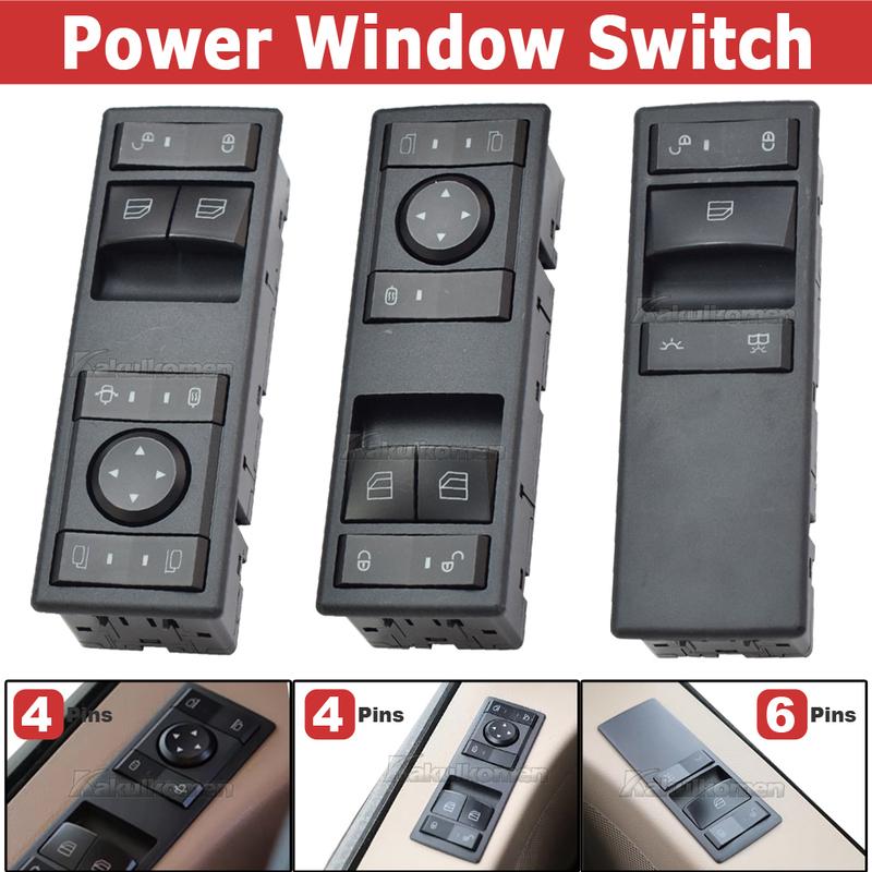 New Durable Car Accessories High Quality Window Switch A9605451213 A9605450813 9605450813 For Mercedes-Benz Truck Actros MP4