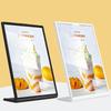 Acrylic Table Card Display Board A4 A5 A6 L-Shaped Table Sign Price Card Billboard Stand Picture Poster Art Display Frame Empty
