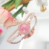 Pink Simple Casual Clock Fashion Women Watch Small Round Dial Slim Alloy Strap Quartz Wristwatches for Women Relojes Para Mujer