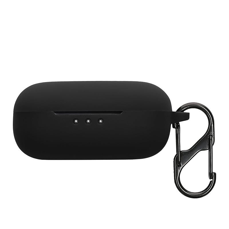 

kwmobile earphone case EarFun Air Pro 4 compatible case - wireless earphones silicon Fall prevention black color