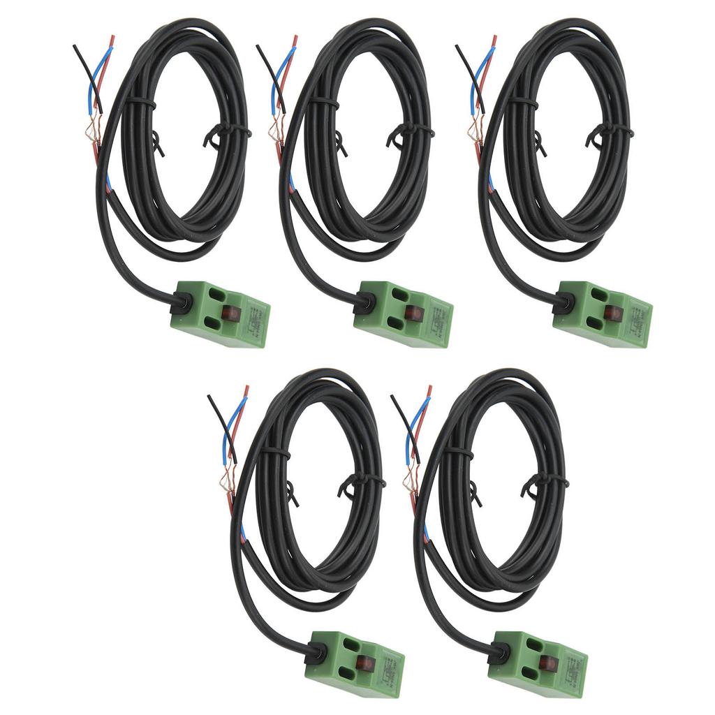 5Pcs Approach Sensor IP65 High Frequency Inductive Proximity Switch NPN Normally Open 10‑30VDC