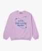 GOALSTUDIO Over Fit Live The Goal Sweat-Light Purple