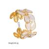 Atoztide Stainless Steel Multiple Style Candy Color Oil Dripping Bracelet for Women Irregular Cuff Bangle Christmas Jewelry Gift