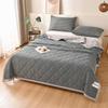 Air Conditioner Quilt Lightweight Washed Cotton Quilt Summer Blanket Quilted Cooling Comforter Summer Quilt Air Condition Thin Blanket (no Pillowcase)