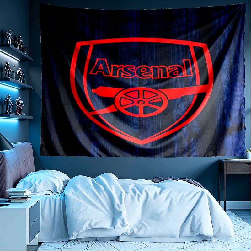 Football Team F.C Print Tapestry, Lightweight Wall Hanging, for Bedroom, Dorm, Living Room, Home Art Decor - Birthday Christmas Gift for Friends