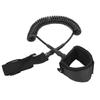 Black Elastic Water Sports Foot Rope Surfing Paddle Board Ankle Spring Traction Strap