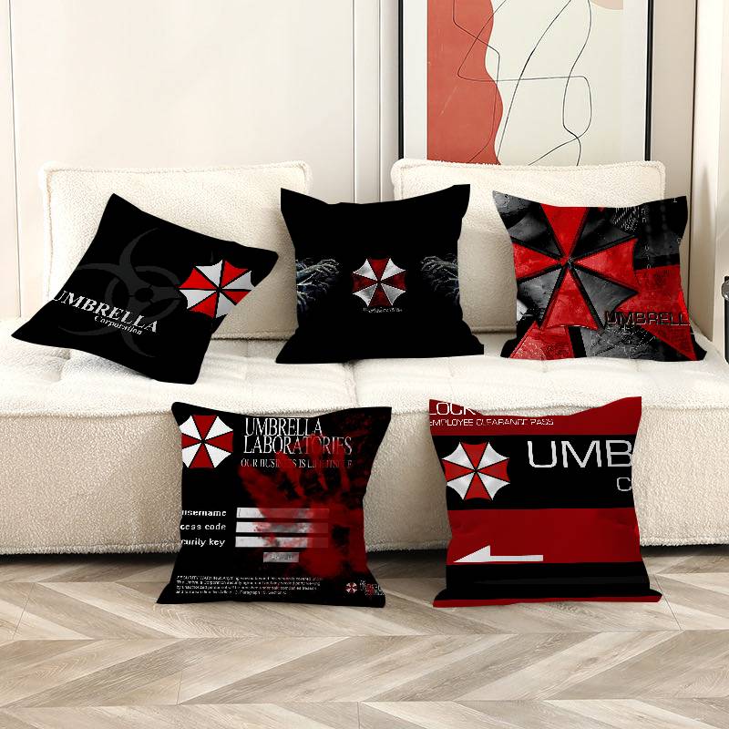 R-Resident Evil Cushion Cover Polyester Sofa Cushions Decorative Throw Pillows Home Decoration Pillowcover
