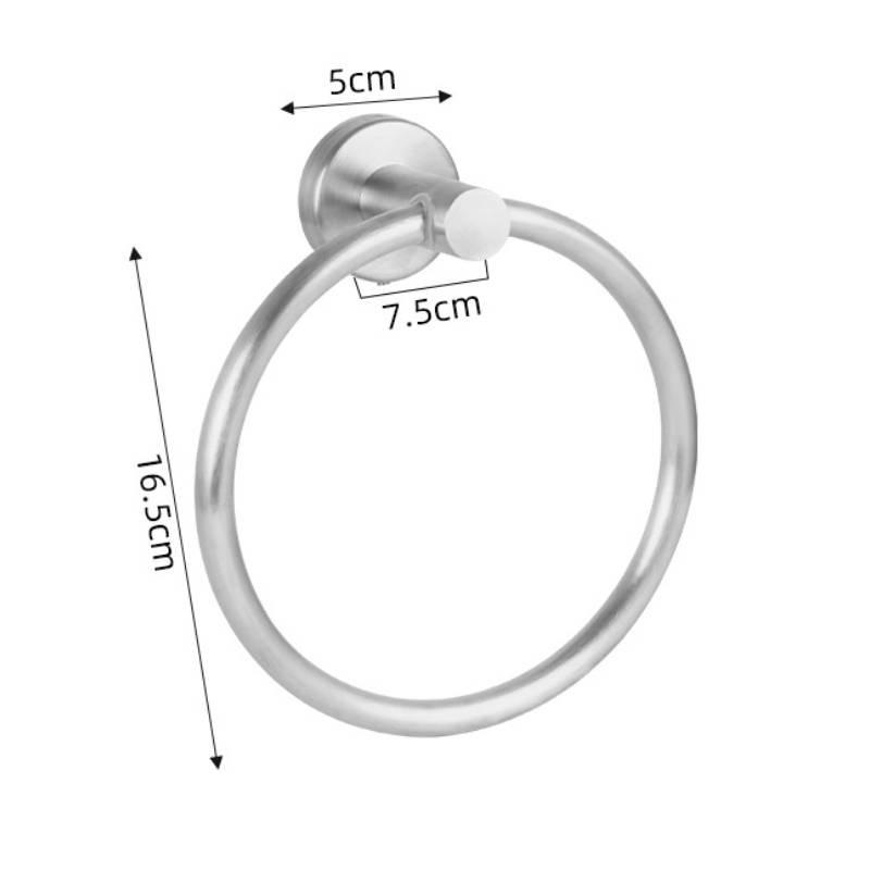 Steel Toilet Stainless Roll Holder And Towel Ring Set Wall Mounted Bathroom Tool