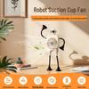 2026 Silent Mini USB Desk Fan with Suction Cup for Office and Baby Car