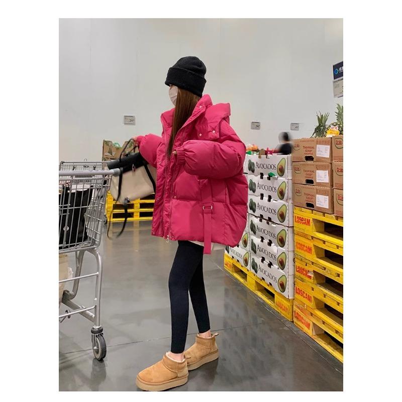 2024 New Winter Korean Version Versatile Down Jacket Padded Jacket Thickened Small Loose Bread Jacket Padded Jacket