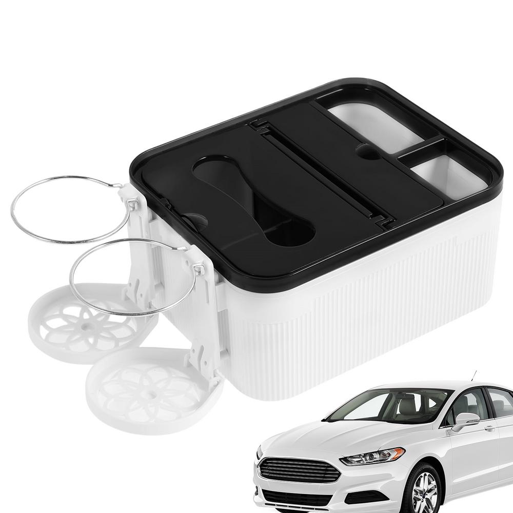 

Armrest Storage Box Car Seat Organizer Tissue Box Container Space Saving Versatile Car Console Organiser Automotive Armrest