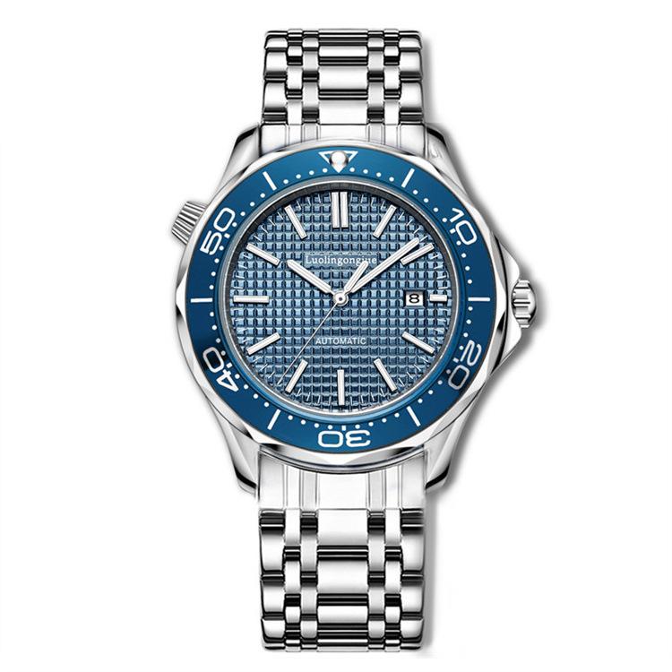 

Стильные мужские автоматические механические часы Haima с полым сетчатым дизайном