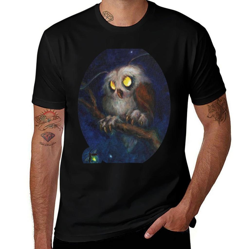 England Longhorn OwlFly T-Shirt Holiday Simple Tee Shirt