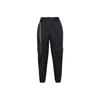 Wide Band Waist Tapered Joggers Women Bottoms Black DA1528-010