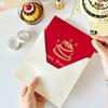 Colorful 3D Happy Birthday Card Surprise Gift Four-Layer Cake Folding Birthday Cake Card Best Wishes Paper