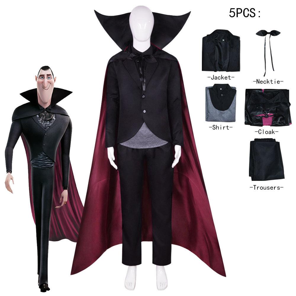 Grāfa Drakulas Cosplay Tērps 5 Daļu