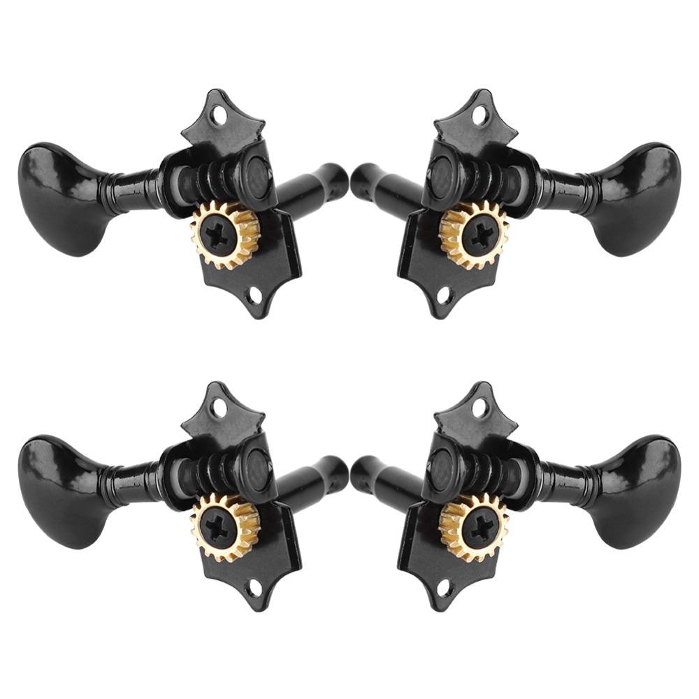 8PCS Fish Tail Design 4 Strings Tuning Pegs Metal Ukulele Parts Musical Instrument Parts Guitar
