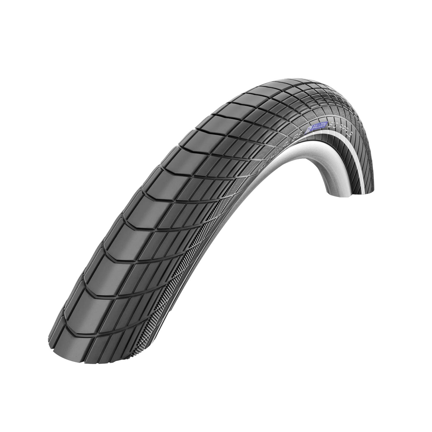 

Schwalbe Big Apple Стальной корд 11100682 11100682 Черный Светоотражатель [Оригинал] 14x2.00 [Городская/Уличная езда] 14x2.00