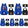 3Pcs/set Cartoon Demon Slayer Printed Backpack with Shoulder Bag Pencil Case for Teenager Student Large Capacity Waterproof Schoolbag Mochila