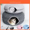 Grotta Gatto in Feltro per Tutte le Stagioni Tunnel Circolare per Gatti Staccabile e Facile da Pulire