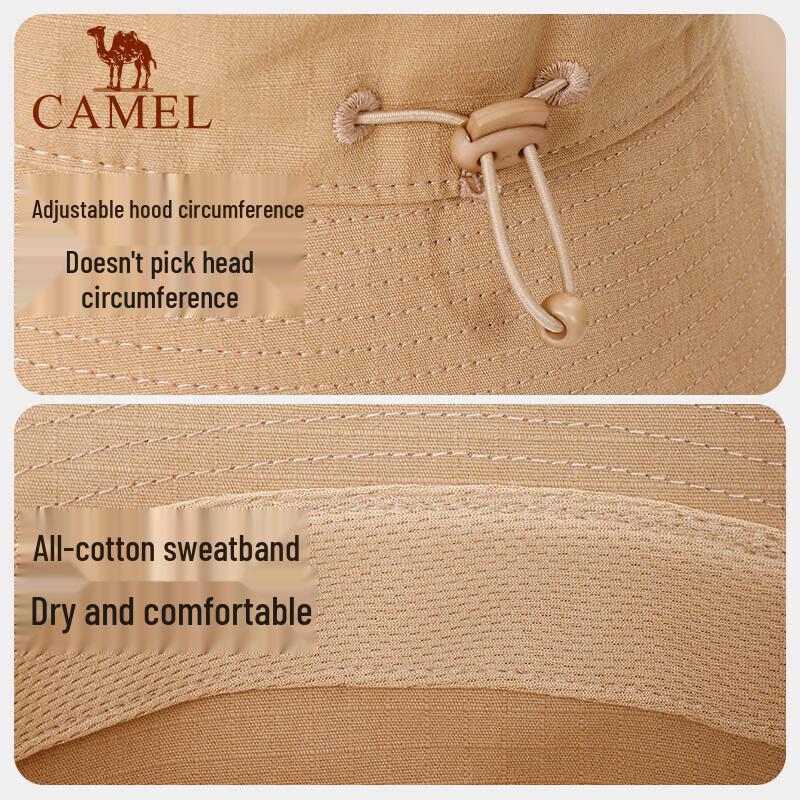CAMEL Pure Cotton Fisherman Hat