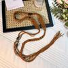 Meier Waist rope braided hemp rope waist chain thin belt women's hemp rope belt