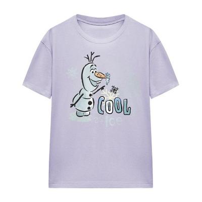 Womens/Ladies Cool As Ice Olaf & Bruni T-Shirt