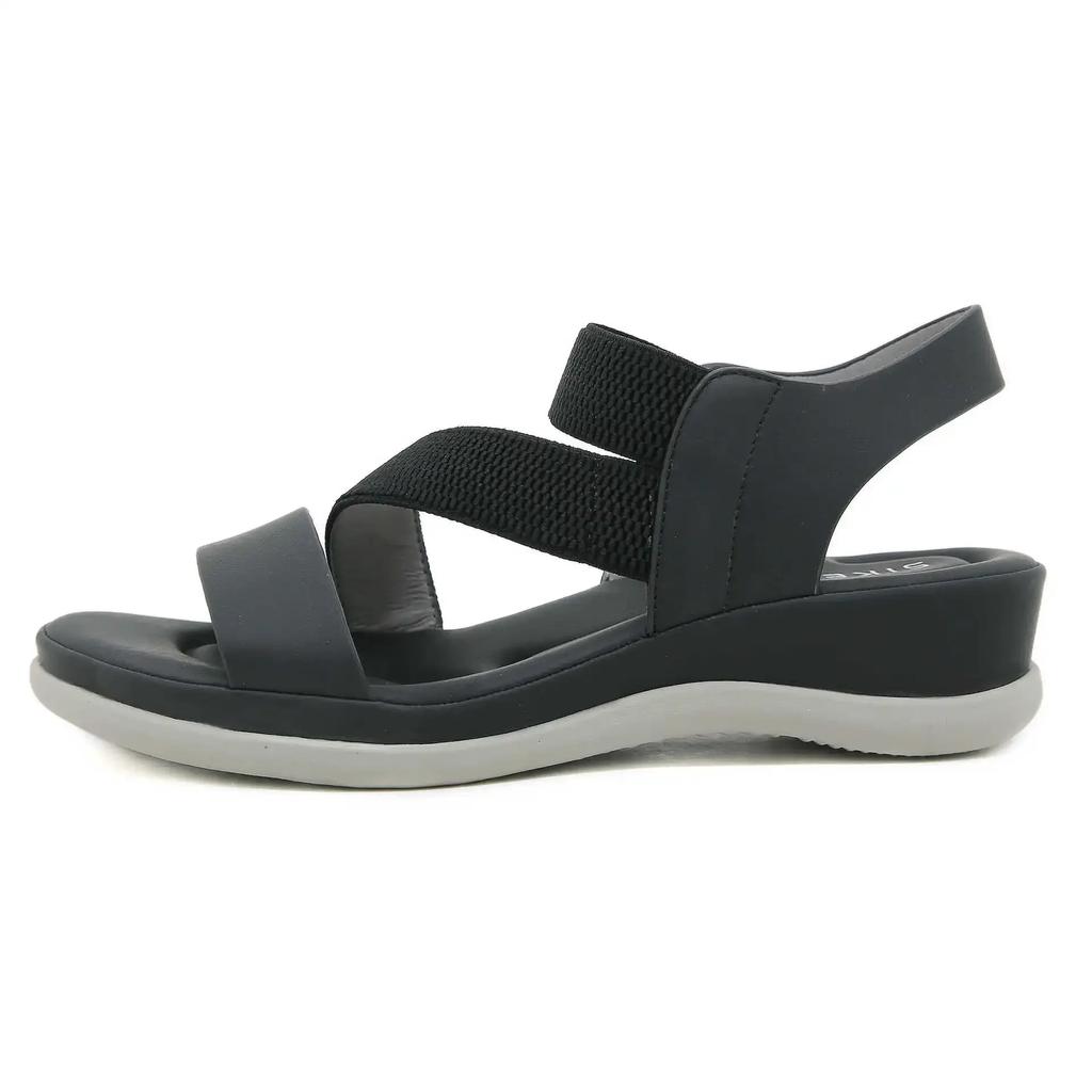 Chaussures Grandes Tailles 36-42 pour Femmes Mode Été Femmes Sandales de Plage Rétro Bout Rond Chaussures Décontractées Confortables Sandales à Plateforme