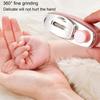 Baby Electric Nail Clipper with LED Light Rechargeable 3 Speed Automatic Nail Trimmer Kids Adults Seniors Fingernail Cutter Polisher Grinder