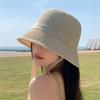 Spring Summer Knitted Sun Hat 50+ UPF Fisherman Hat Fashion Women Sun Hat  Female