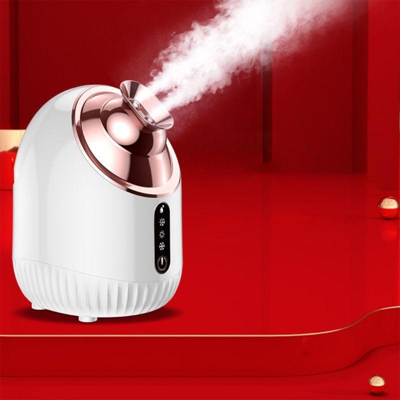 Skin Hot and Cold Face Steamer for Facial Deep Cleaning Pore Cleaner Moisturizes Calms Dry Skin Vaporizer for Spa Gifts