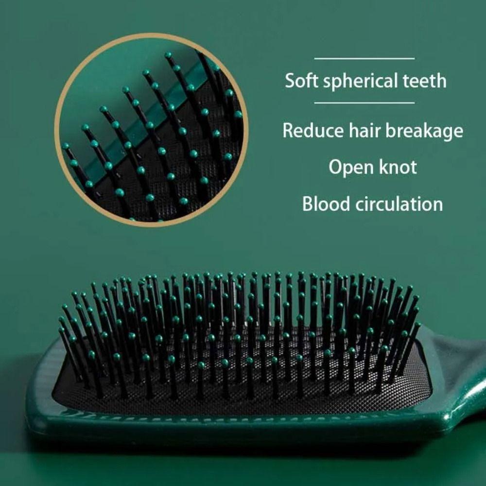 Dark Green Hairdressing Comb Anti-static Massage Comb High Quality Salon Hairbrush