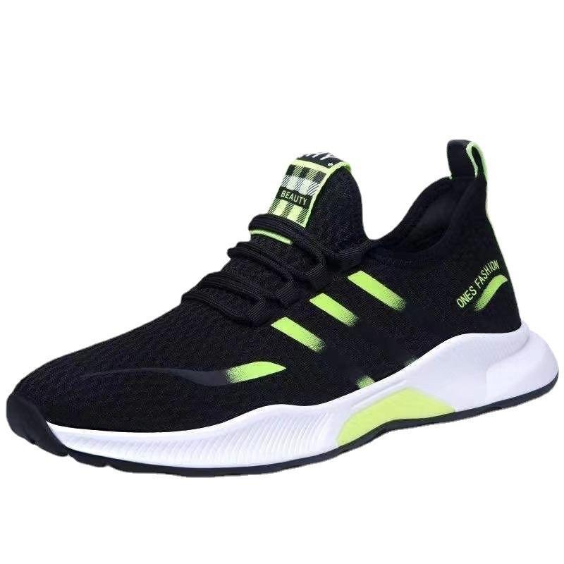 Spring, summer and autumn new men's sports mesh shoes breathable casual shoes youth casual cloth shoes