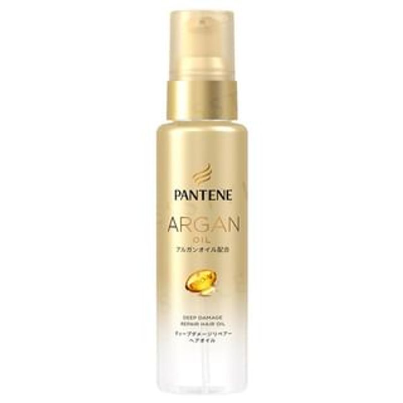 PANTENE Япония - Масло для волос с аргановым маслом для глубокого восстановления поврежденных волос 70g