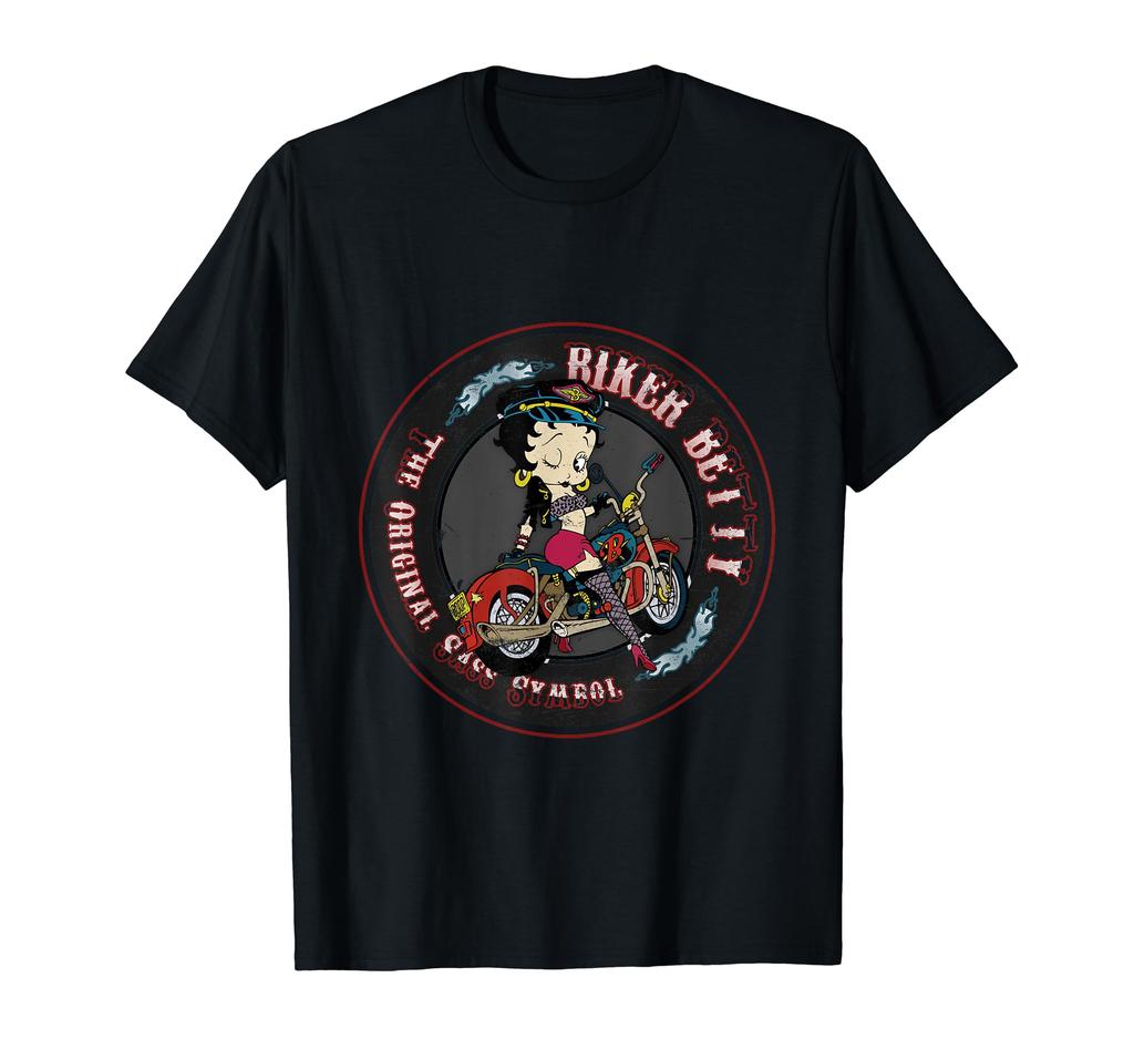 Betty Boop Biker Betty T-shirt