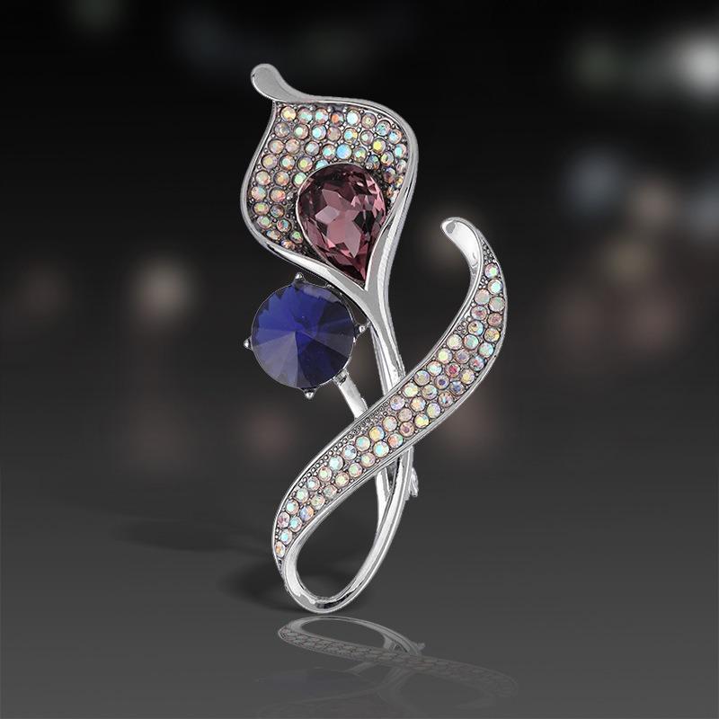 Coat Brooch Women's High-end Exquisite Luxury Korean Accessories Suit Pin Anti-light Corsage New