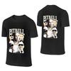 Pitbull Mr Worldwide Vintage Instagram-stil Vändbar T-shirt Fitness Fritid Färgbeständig T-shirt