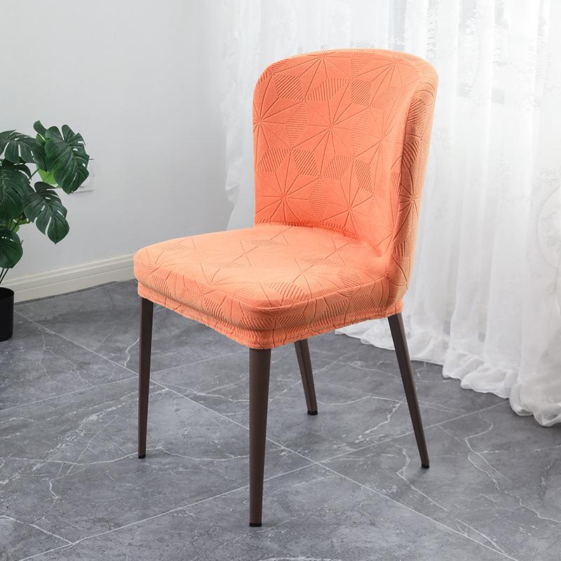 Nowoczesny Prosty Uniwersalny Zestaw Krzeseł Beller Pokrowiec na Krzesło Jadalne Domowy Pokrowiec na Krzesło Zakrzywione Pełne Oparcie Zintegrowany Pokrowiec na Stołek