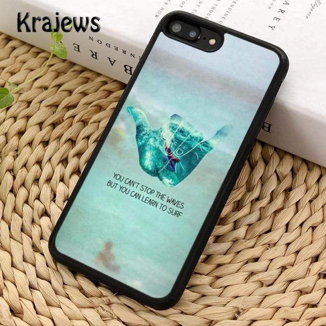 Krajews Sommer Strand Sonne Surfen Telefon Fall Abdeckung Für iPhone 14 6s 7 8 plus X XR XS 11 12 13 pro max Samsung Galaxy S21 S22ultra
